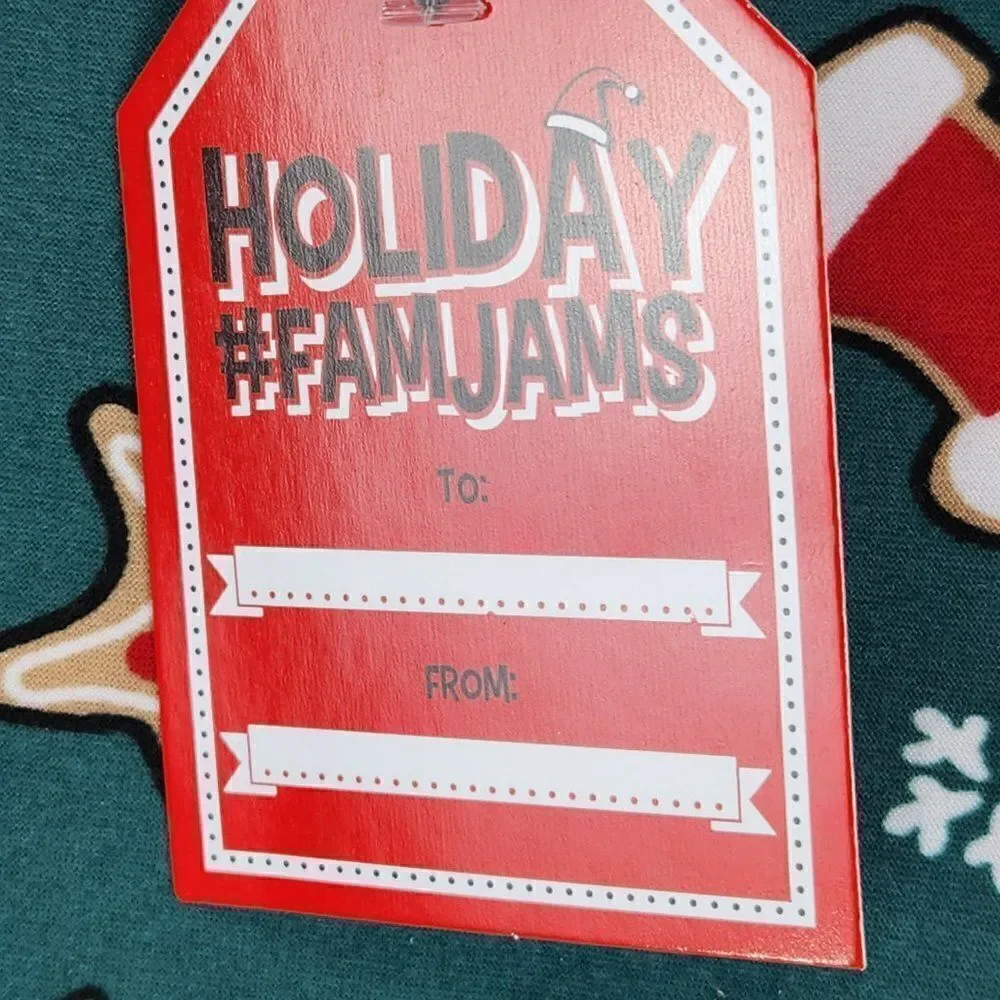 Holiday Fam Jam Pet Dog Pajama NWT Green Christmas XL famjam